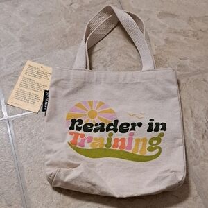 Reader in Training Canvas Tote Bag